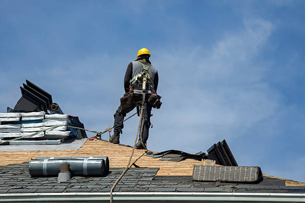 Professional Roof Replacement technician working in Commerce, OK